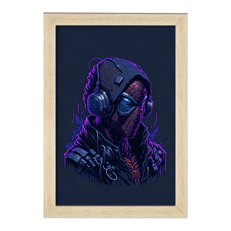 تابلو خندالو مدل مرد عنکبوتی (Spider Man) کد F2914