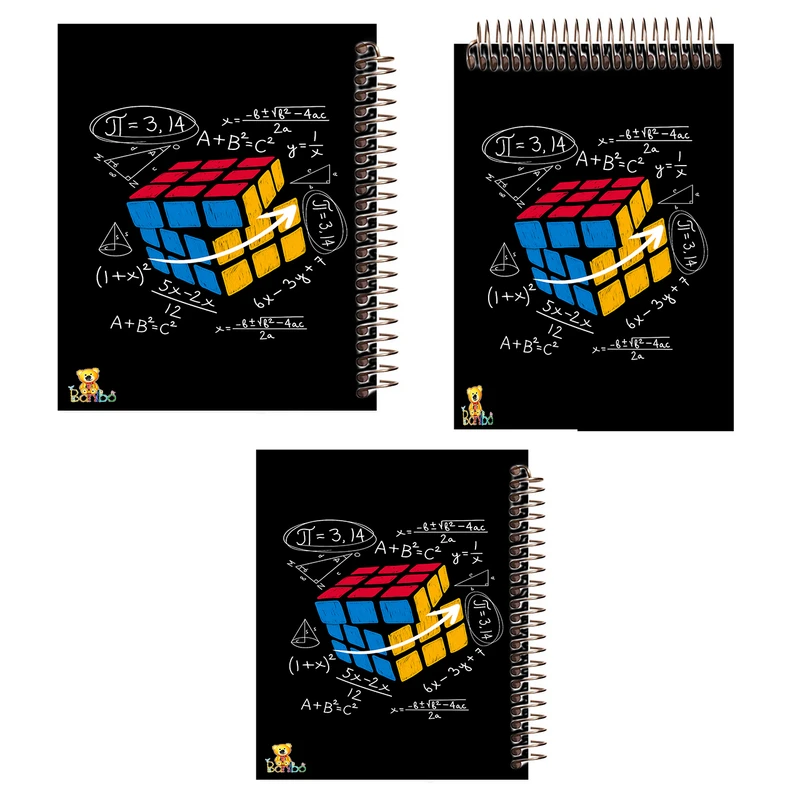 دفتر 100 برگ بانیبو مدل مکعبی کد 2739 مجموعه 3 عددی