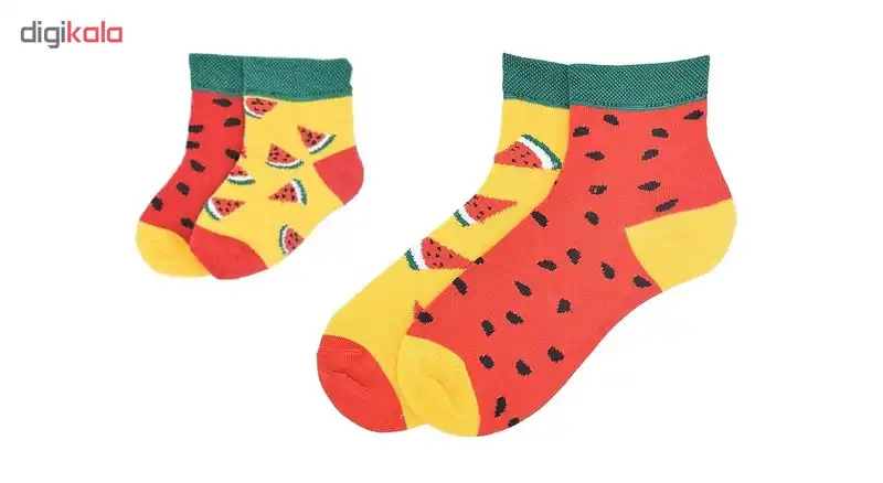 جوراب طرح هندوانه مدل a4
