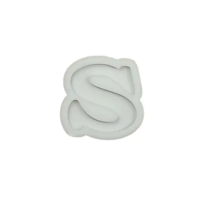 قالب رزین مدل حروف انگلیسی طرح S