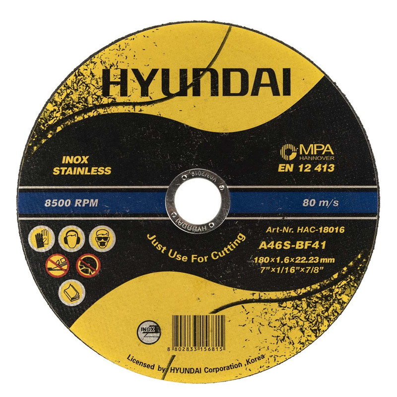 صفحه برش استیل هیوندای مدل HAC-18016 مجموعه 20 عددی