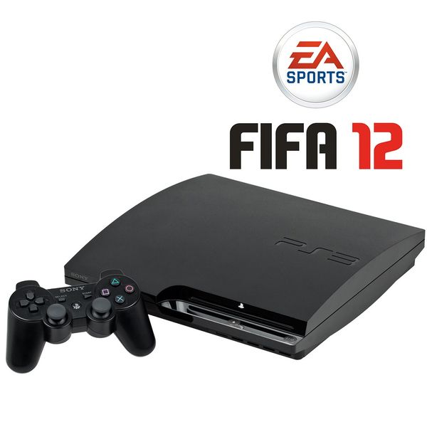 کنسول بازی سونی مدل PlayStation 3 Slim ظرفیت 320 گیگابایت به همراه بازی FIFA 2012 کنسول بازی سونی مدل PlayStation 3 Slim ظرفیت 320 گیگابایت به همراه بازی FIFA 2012