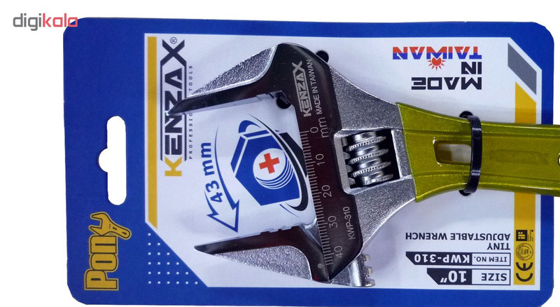 آچار فرانسه کنزاکس مدل KWP-310 سایز 10 اینچ