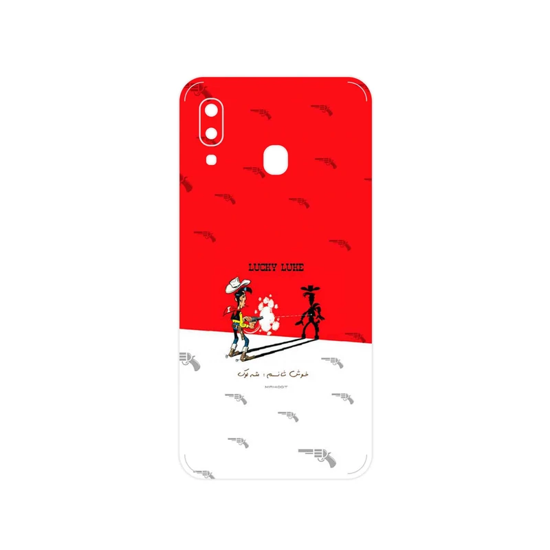 برچسب پوششی ماهوت مدل Lucky Luke مناسب برای گوشی موبایل سامسونگ Galaxy A30
