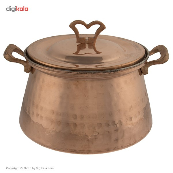 دیگ مسی آزین مس سایز 4