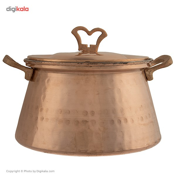 دیگ مسی آزین مس سایز 4