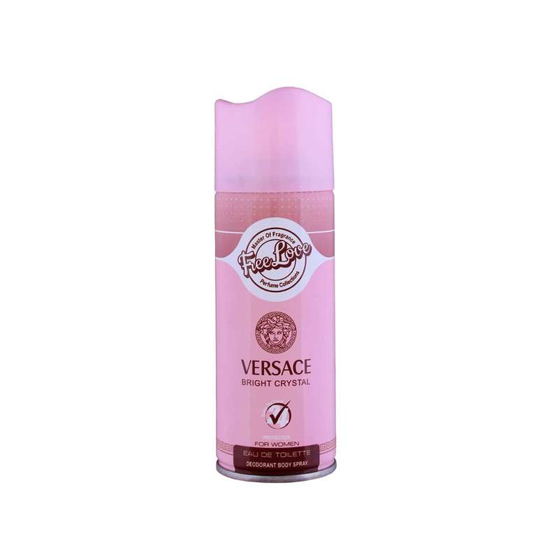 اسپری بدن زنانه فری لاو مدل Bright Crystal حجم 200 میلی لیتر اسپری بدن زنانه فری لاو مدل Bright Crystal حجم 200 میلی لیتر