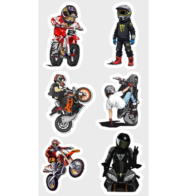 برچسب مدل اسپرت رالی ماشین و موتور کد 1000