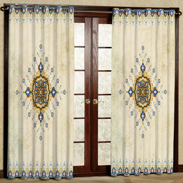 پرده مدل هازان پانچی کد 1 سایز 280x140 سانتی متر