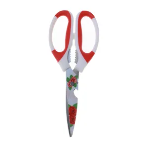 قیچی آشپزخانه گلدار کد 998