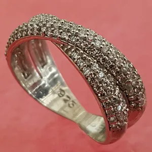 انگشتر نقره زنانه مدل P644