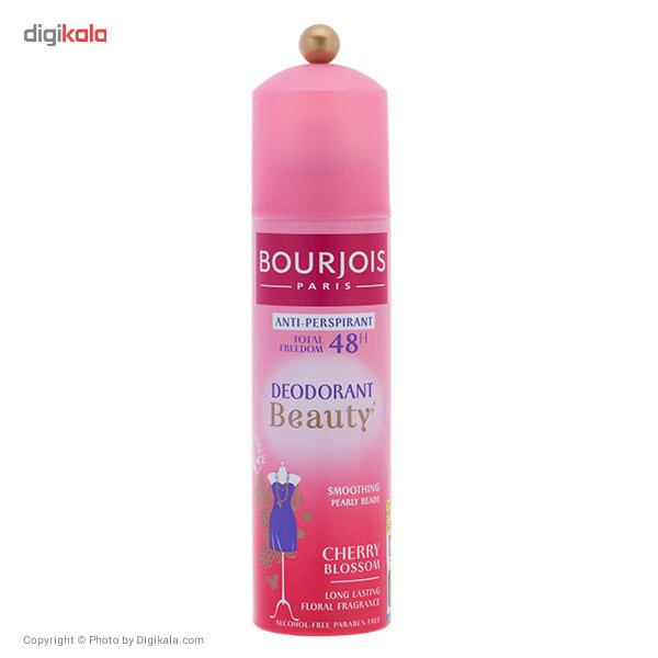 اسپری ضد تعریق زنانه بورژوآ مدل Beauty حجم 150 میلی لیتر