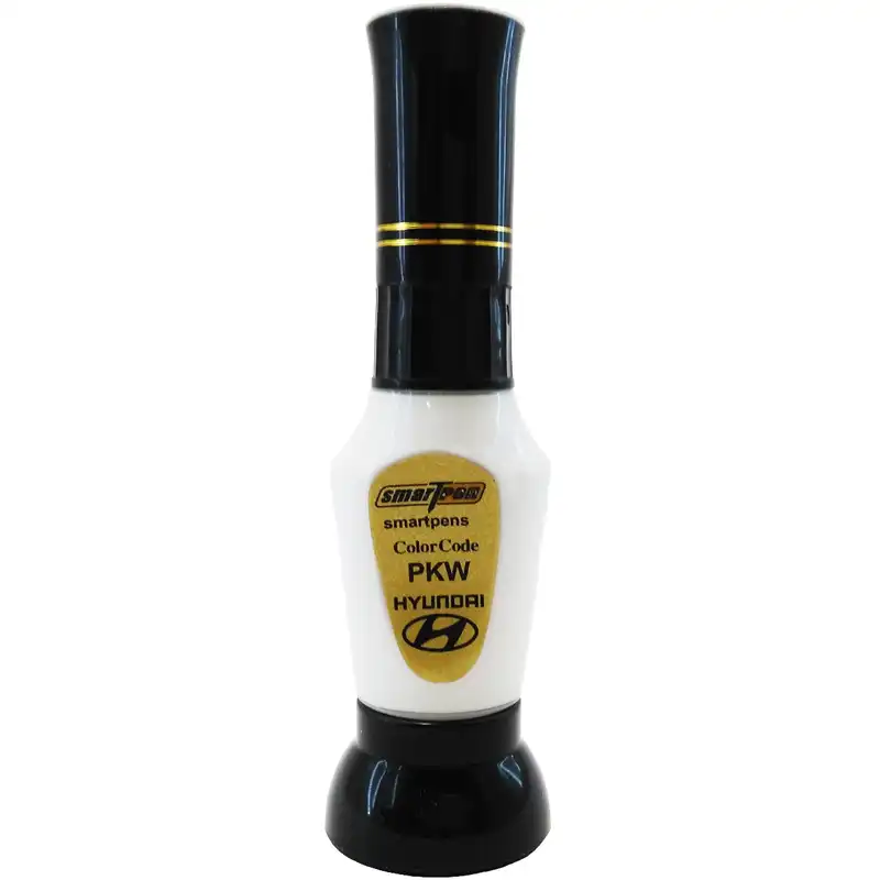 قلم خشگیر بدنه خودرو اسمارت پن رنگ سفید ساده توسان هیوندایی کد PKW حجم 15 میلی لیتر