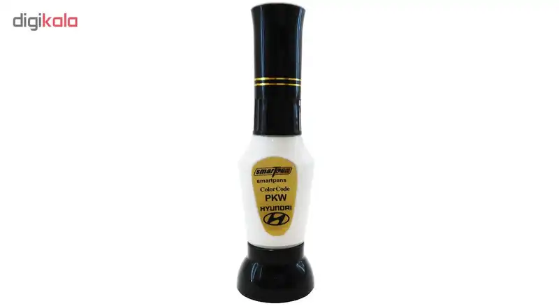 قلم خشگیر بدنه خودرو اسمارت پن رنگ سفید ساده توسان هیوندایی کد PKW حجم 15 میلی لیتر