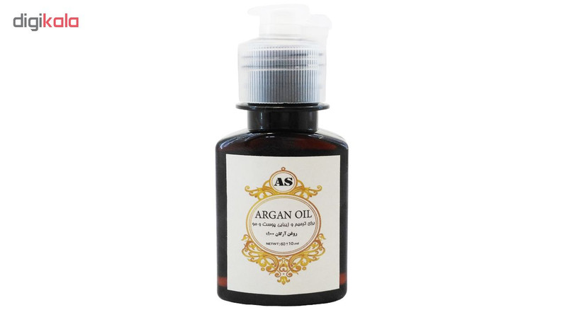 روغن آرگان AS ماسب برای ترمیم و زیبایی پوست و مو حجم 60 میلی لیتر روغن آرگان AS ماسب برای ترمیم و زیبایی پوست و مو حجم 60 میلی لیتر