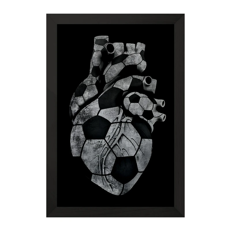 تابلو خندالو مدل قلب فوتبالی کد F4816