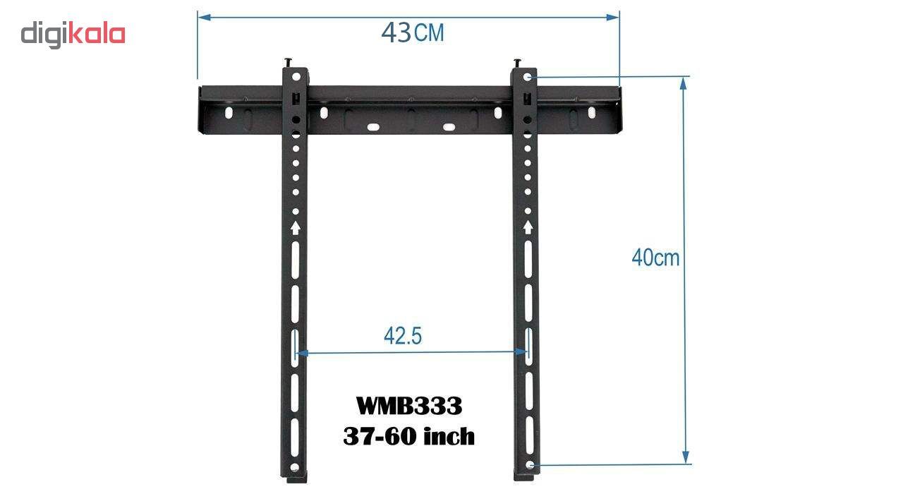 پایه دیواری اسمارطور مدل WMB333مناسب برای تلویزیون 36 تا 60 اینچ