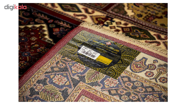 فرش ماشینی سهند کد V102.BU زمینه گلی 700 شانه