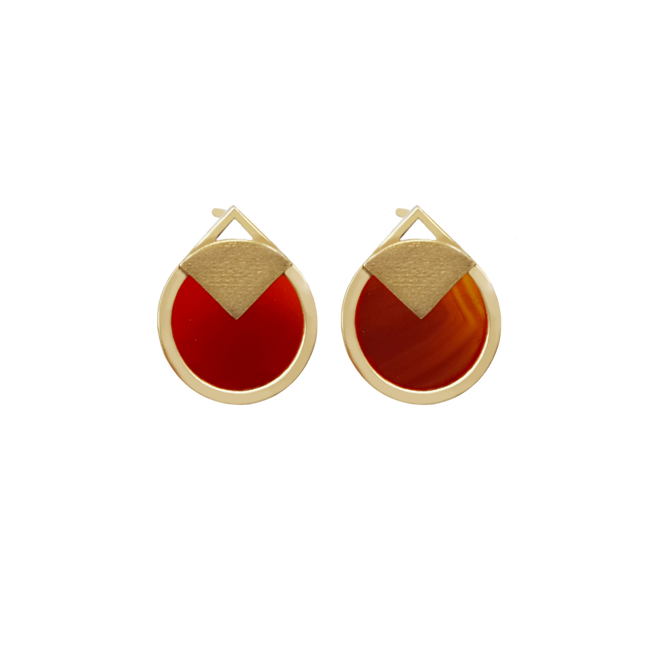گوشواره طلا 18 عیار مدل RG45