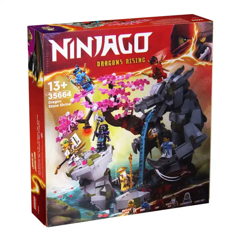ساختنی 1212 تکه نینجاگو مدل Dragon Stone Shrine کد 35664