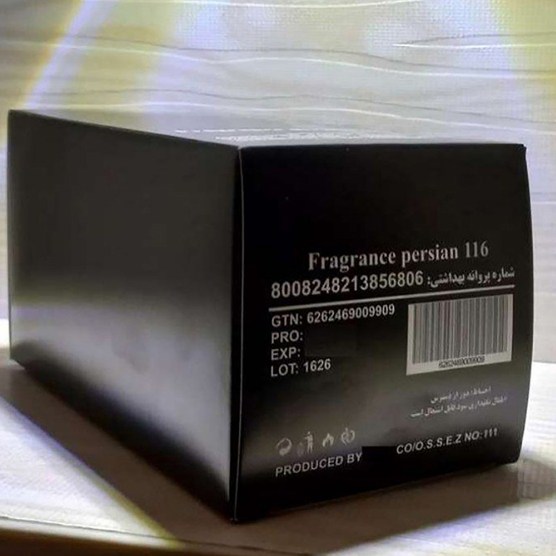 پرفیوم مردانه فراگرنس پرشیا 116 مدل کاپیتان بلک حجم 100 میلی لیتر پرفیوم مردانه فراگرنس پرشیا 116 مدل کاپیتان بلک حجم 100 میلی لیتر