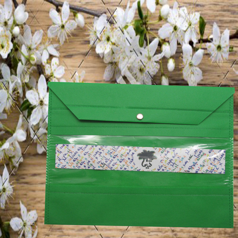 پوشه دکمه دار تیما مدل طلق دار