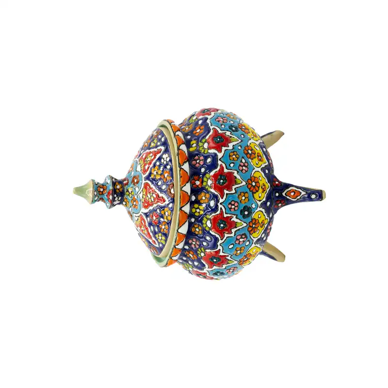 شکلات خوری میناکاری مدل سه پایه