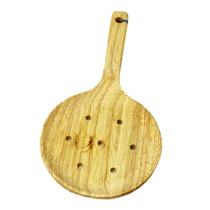 کفگیر مدل چوبی گرد Classic کد Sp19