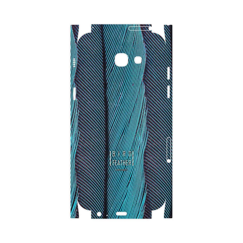 برچسب پوششی ماهوت مدل Turquoise feathers-FullSkin مناسب برای گوشی موبایل سامسونگ Galaxy A7 2017
