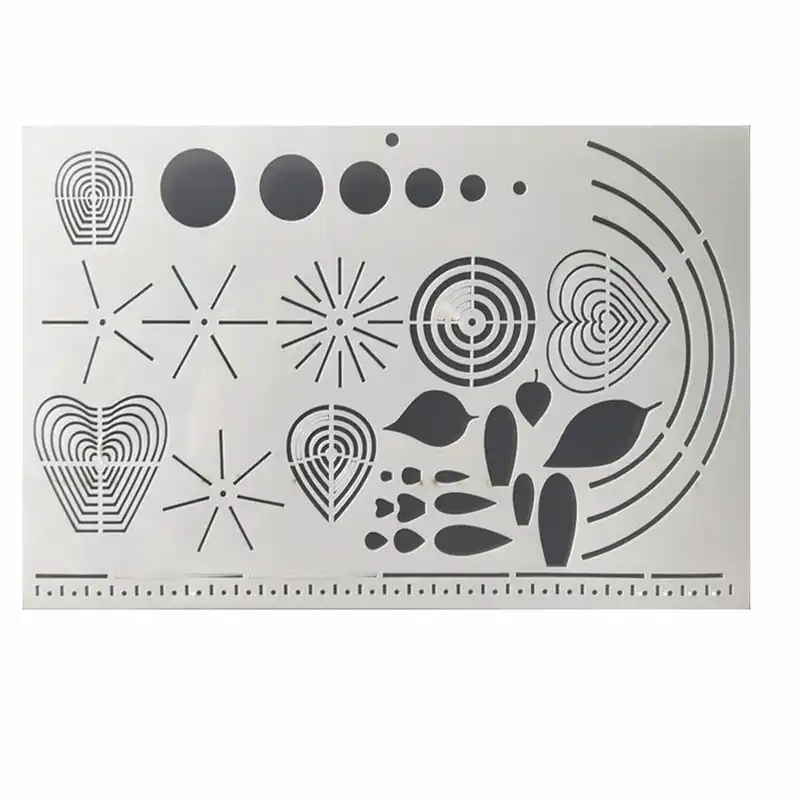 شابلون گلدوزی طرح اشکال هندسی کد ASHK