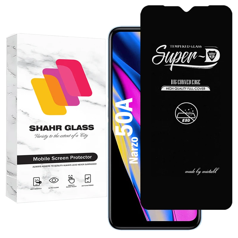 محافظ صفحه نمایش شهر گلس مدل SUPERDNSH مناسب برای گوشی موبایل ریلمی Narzo 50A