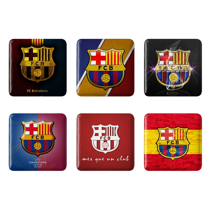 مگنت خندالو طرح باشگاه بارسلونا FC Barcelona کد 1687B مجموعه 6 عددی