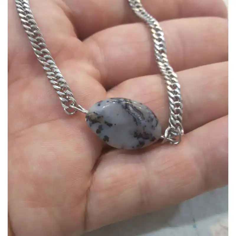 دستبند مدل سنگ طبیعی شجر