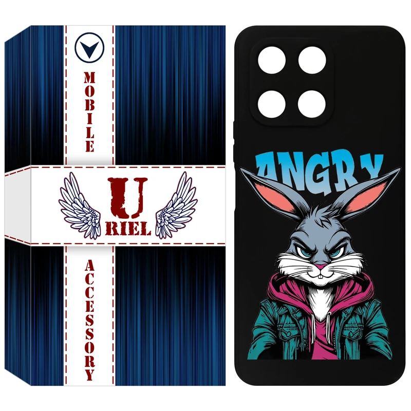 کاور یوریل مدل KSH کد 51 طرح خرگوش مناسب برای گوشی موبایل آنر X6A / X6A Plus