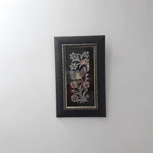 تابلو قلمزنی مدل گل و مرغ