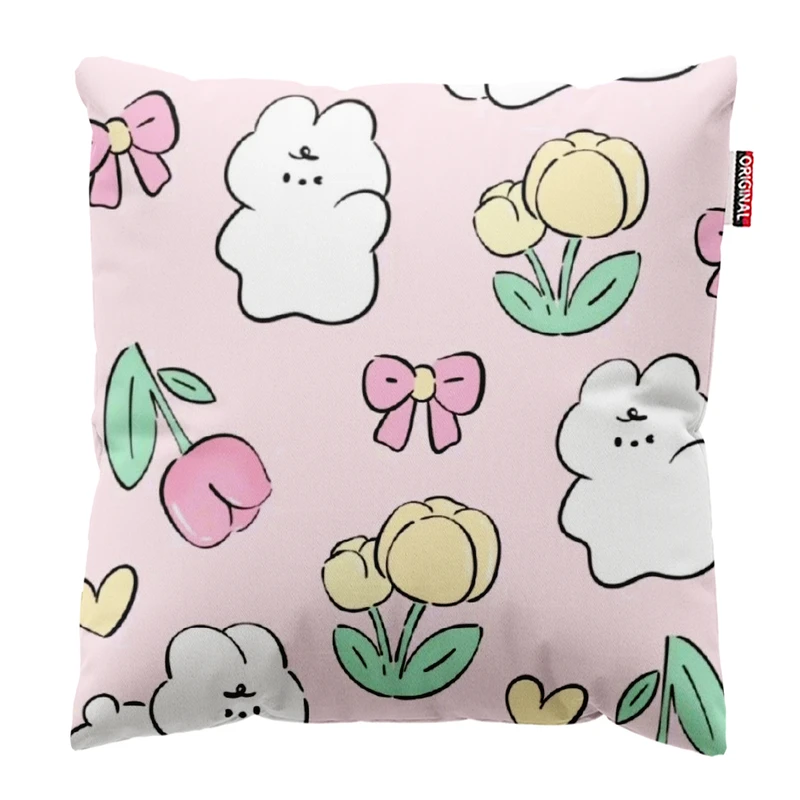 کوسن پاد آفرین طرح کارتونی بچگانه کد 4908 سایز 30*30 سانتی متر