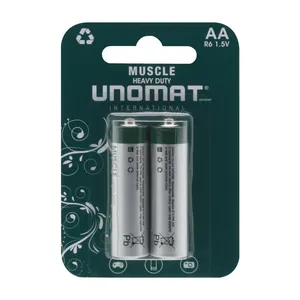 باتری قلمی مدل Unomat Muscle Heavy Duty R6 بسته 2 عددی