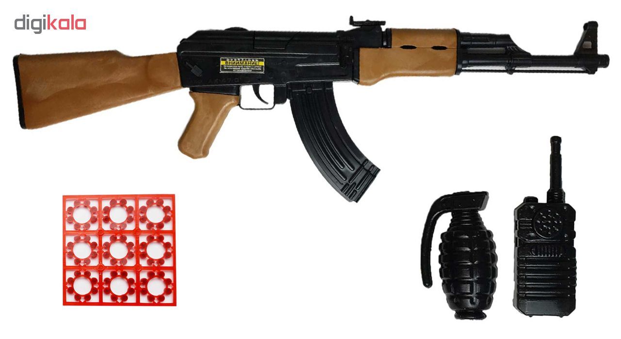 تفنگ اسباب بازی گلدن گان مدل AK-47  -  - 2