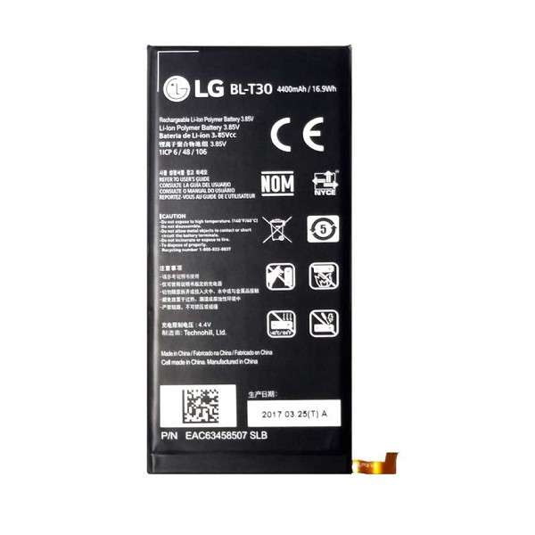 باتری موبایل مدل BL-T30 با ظرفیت 4400 میلی آمپر ساعت مناسب برای گوشی موبایل LG X-POWER 2 باتری موبایل مدل BL-T30 با ظرفیت 4400 میلی آمپر ساعت مناسب برای گوشی موبایل LG X-POWER 2