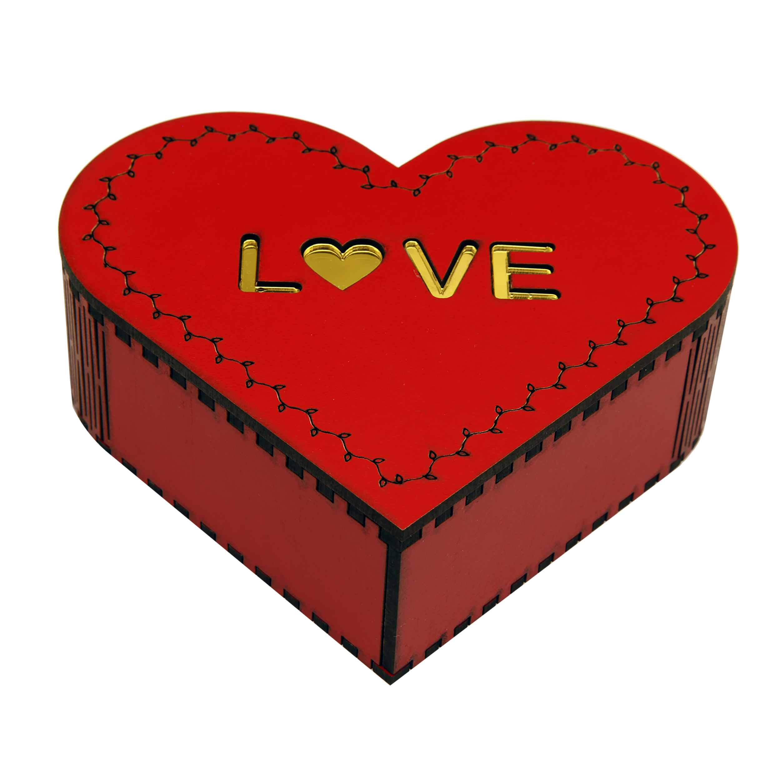 جعبه هدیه طرح قلب کد Hrt01
