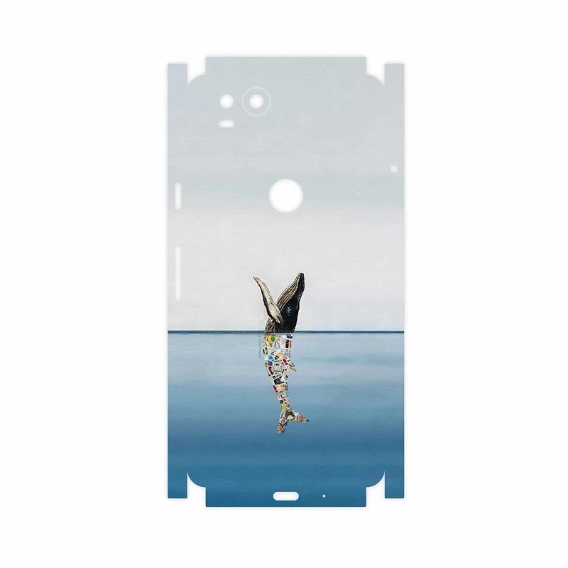 برچسب پوششی ماهوت مدل Collage of Sea Trash-FullSkin مناسب برای گوشی موبایل گوگل Pixel 2