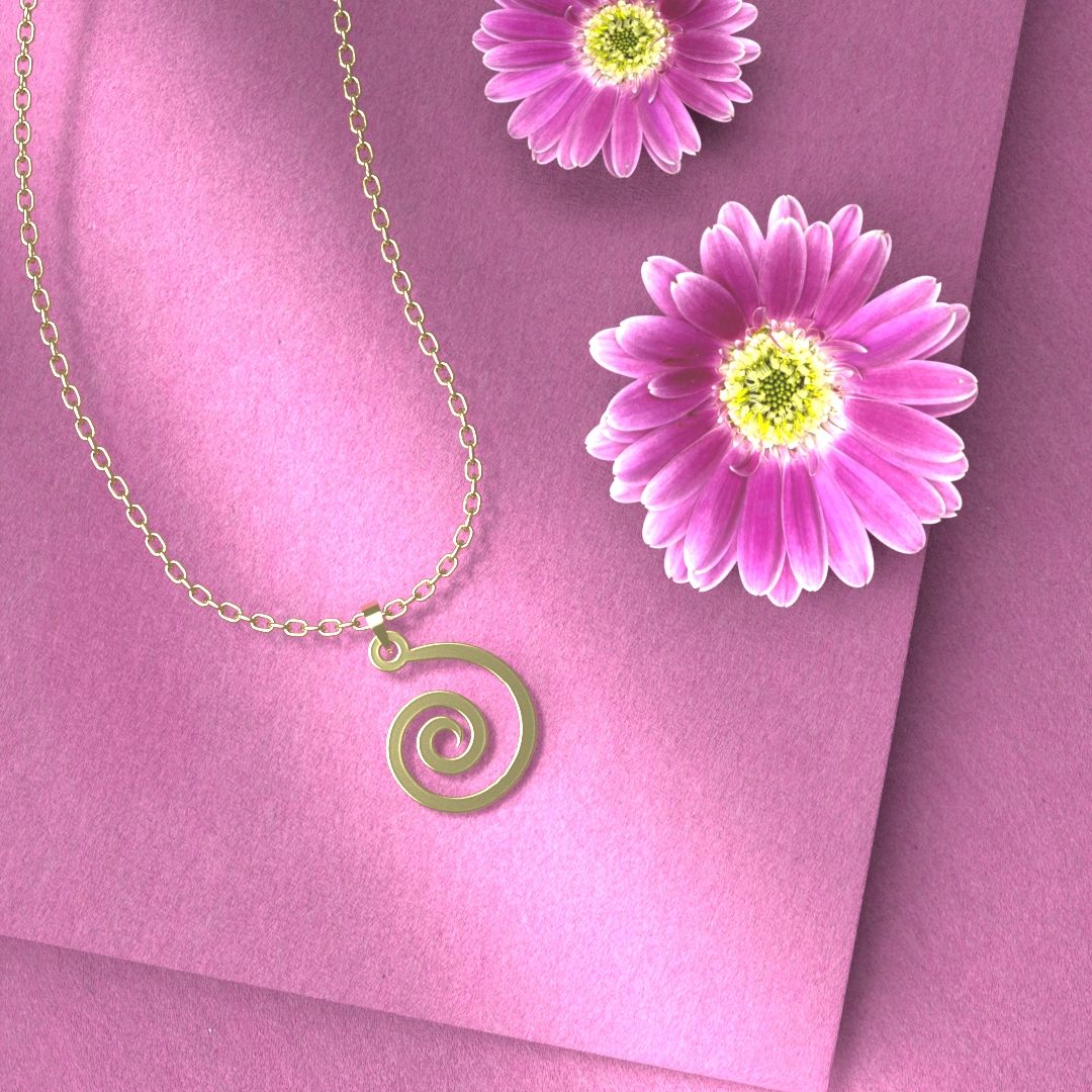 گردنبند طلا 18 عیار زنانه مدوپد مدل هندسی کد NN2-1-1271 -  - 6