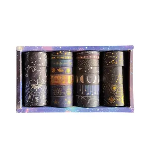 چسب نواری واشی مدل کهکشان عرض 1.8 سانتی متر بسته 20 عددی