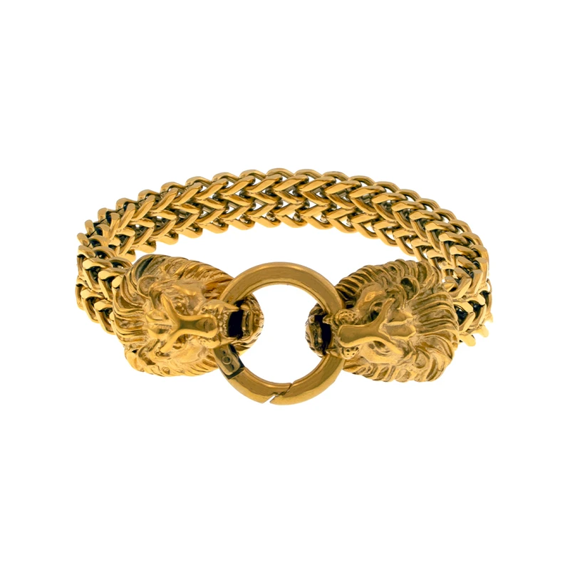 دستبند مردانه داتینو مدل دو شیر