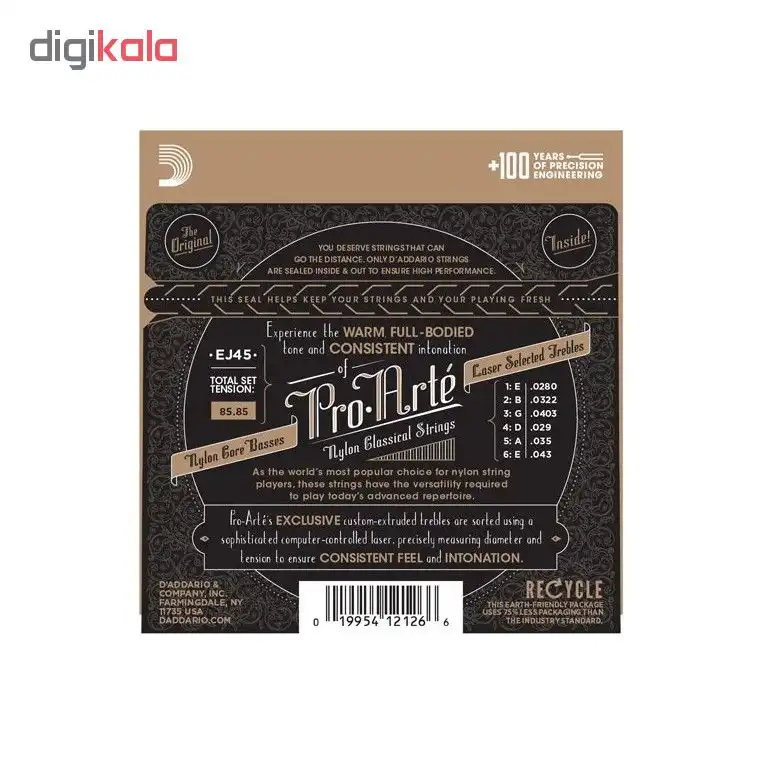 سیم گیتار کلاسیک مدل EJ45