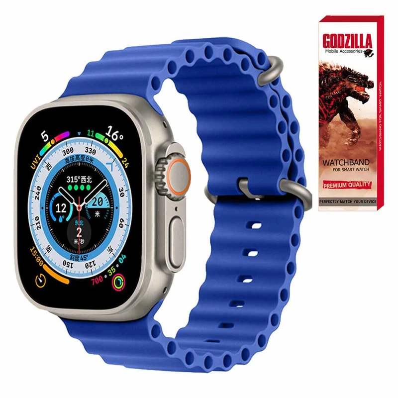 بند گودزیلا مدل GB-OCEAN مناسب برای ساعت هوشمند اسمارت واچ HK9 Ultra 2