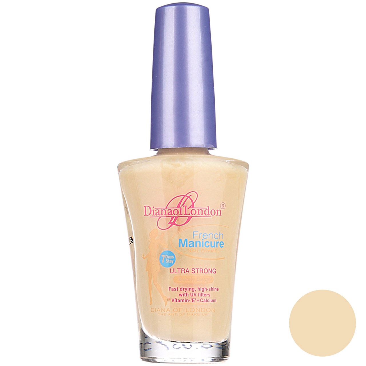 لاک ناخن دایانا آف لاندن سری French Manicure مدل Barely Beige