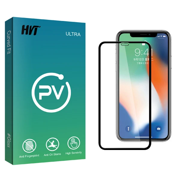 محافظ صفحه نمایش اچ وی تی مدل PV glass مناسب برای گوشی موبایل اپل Iphone X