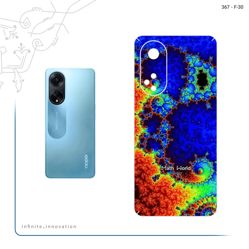 برچسب پوششی ماهوت مدل Mathematical Geometric Shape 5 مناسب برای گوشی موبایل اپو A98