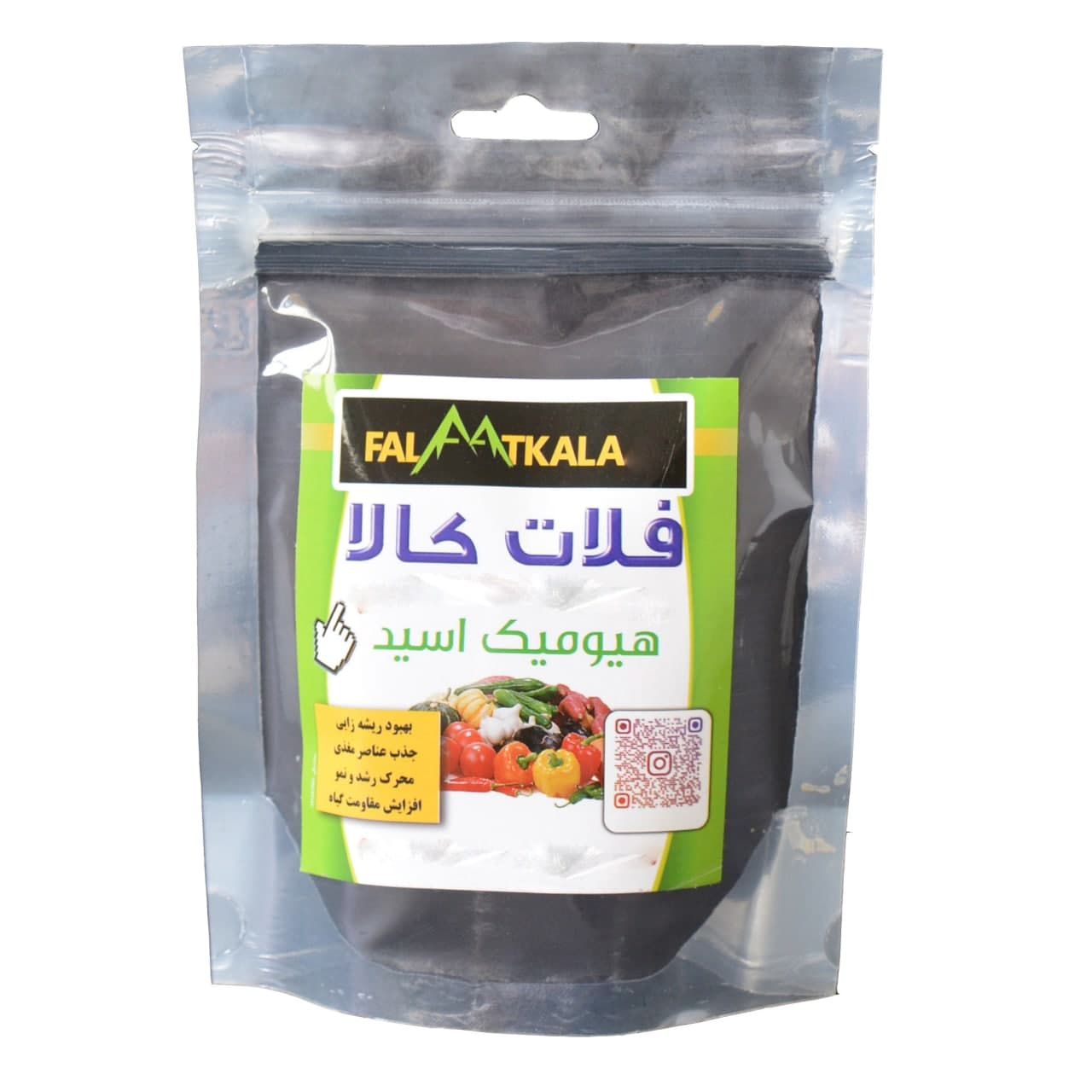 هیومیک اسید پودری فلات کالا مدل HAP100G وزن 100 گرم